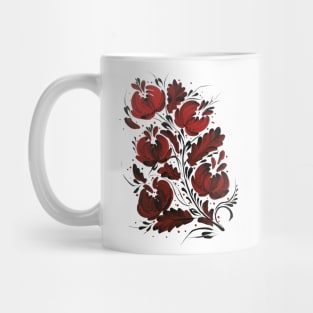 Petrykivka painting flower Mug